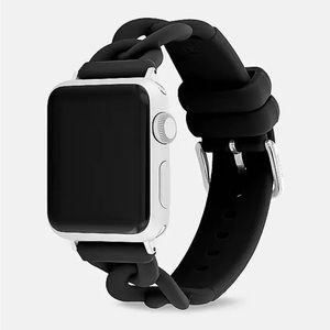 Coach Apple Watch Strap (watch NOT included) Black Signature 38mm